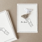 Preview: Postkarten / Stempelkarten / Kreativkarten Set (10 Stück Packung) HAND GRUSS