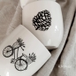 Preview: XL Stempel Fahrrad Hollandrad_