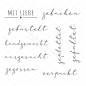 Preview: Stempelset / Clearstamp Mit Liebe (9 Stempel)