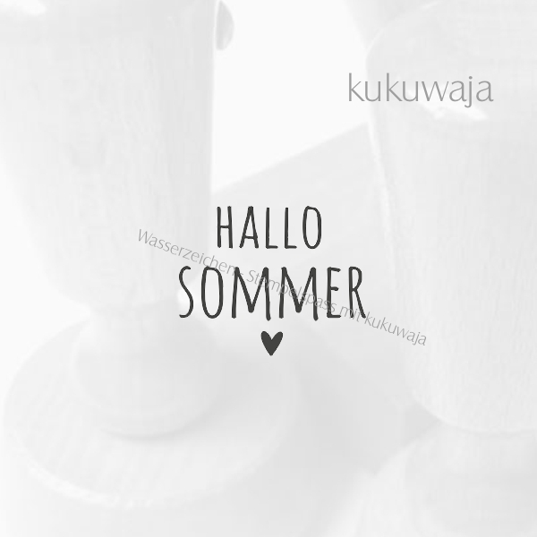 Stempel Maxi Hallo Sommer -