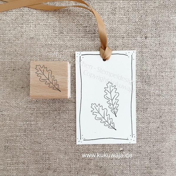 Stempel Maxi Eichenblatt