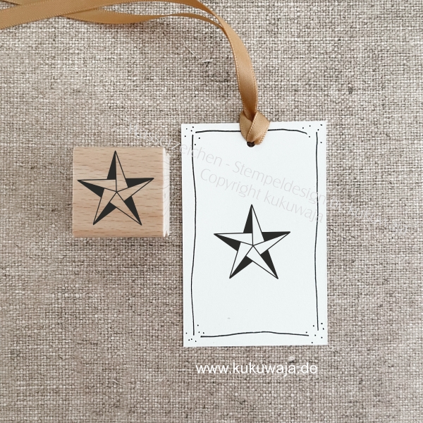 Stempel Maxi Origami Stern _