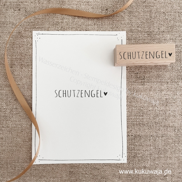 Textstempel Schutzengel